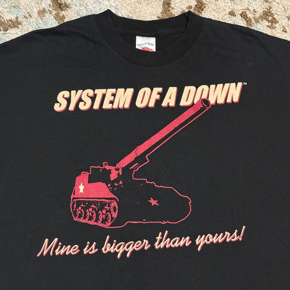 Vintage System of a Down Tank Shirt Size XL Mine is Bigger Than Yours! 2000s